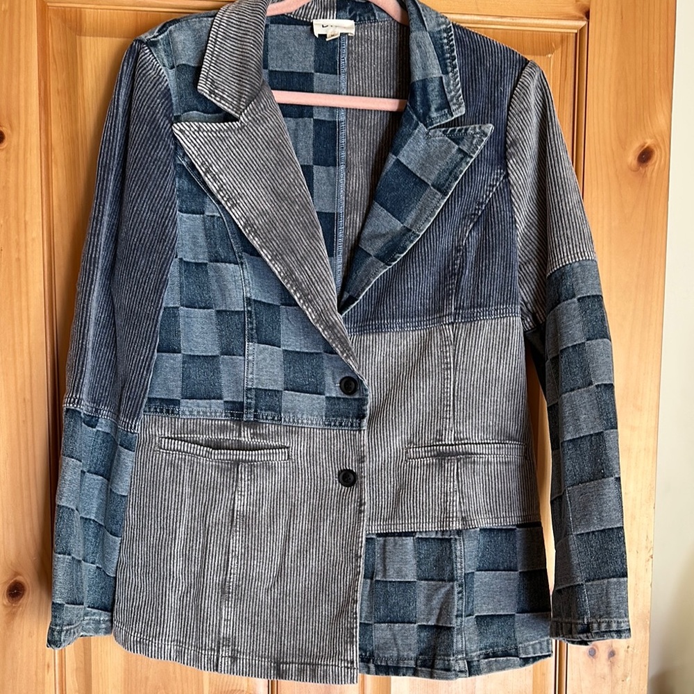 Patchwork Denim Jacket NWOT